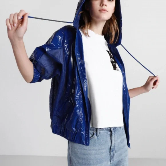 ArmanBlue Hooded Women's Jacket - Picture 3 of 9